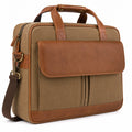 Klassische Herren Laptoptasche Braun 15-Zoll