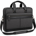 Graue Laptoptasche 15 Zoll mit Schultergurt