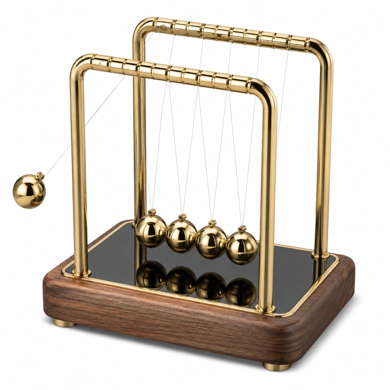 Goldenes Newton-Pendel Schreibtischdekoration
