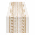 Tischläufer Beige Geometrisches Muster 180cm