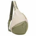 Dreieckige Sling-Tasche Khaki/Grün Verstellbar